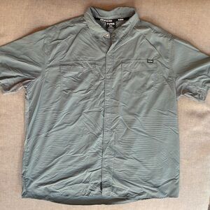 NRS Brand Men's Steel Gray Shirt, sweat wicking.
